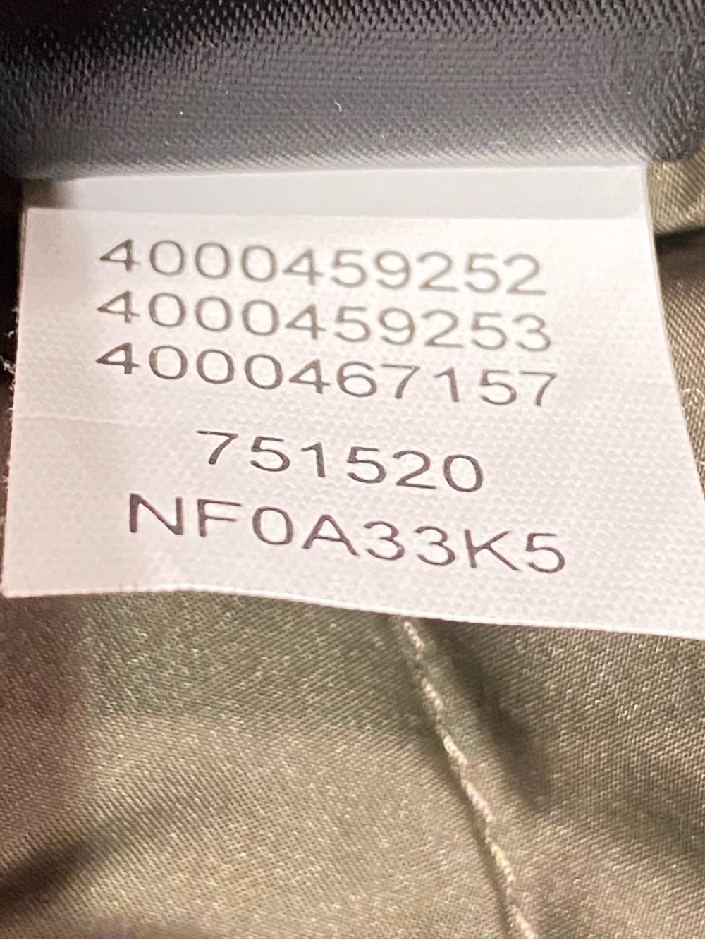 The North Face Olive Green Aconcagua 550 Quilted Down Puffer Vest, size S - Picture 4 of 7